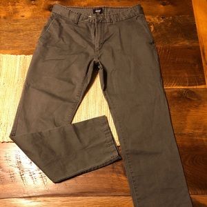 Men’s GAP Straight Fit (Stretch) Grey Khaki Pant